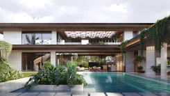 Modern residence in India – harmony of architecture and nature