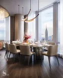 INTERIOR DESIGN OF A LANDMARK APARTMENT IN NEW YORK by Studia 54