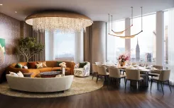INTERIOR DESIGN OF A LANDMARK APARTMENT IN NEW YORK by Studia 54