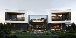 Архитектурный проект элитной загородной виллы в Швейцарии от Studia 54