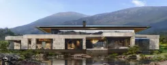 Premium architectural design of a mansion in India by Studia 54