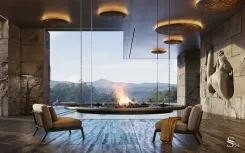 Premium architectural design of a mansion in India by Studia 54
