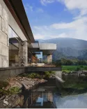Premium architectural design of a mansion in India by Studia 54