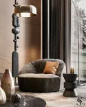 High-priced modern apartment interior by designer bureau Studia 54