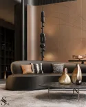 High-priced modern apartment interior by designer bureau Studia 54