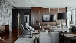 Премиальный дизайн интерьера квартиры в Москве-Сити от бюро Studia 54
