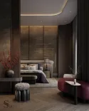 Fascinating interior design for an apartment in Saudi Arabia by Studia 54