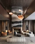 Fascinating interior design for an apartment in Saudi Arabia by Studia 54