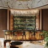  Luxurious reception hall design project for Trump Towers, India by Studia 54
