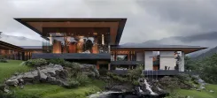 Design of a mansion, architectural project of a mansion