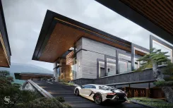 Architectural project of a luxury mansion in India by Studia 54