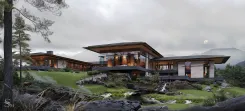 Architectural project of a luxury mansion in India by Studia 54