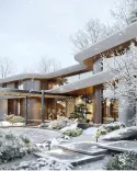 Luxury design of the mansion in Moscow by Studia 54